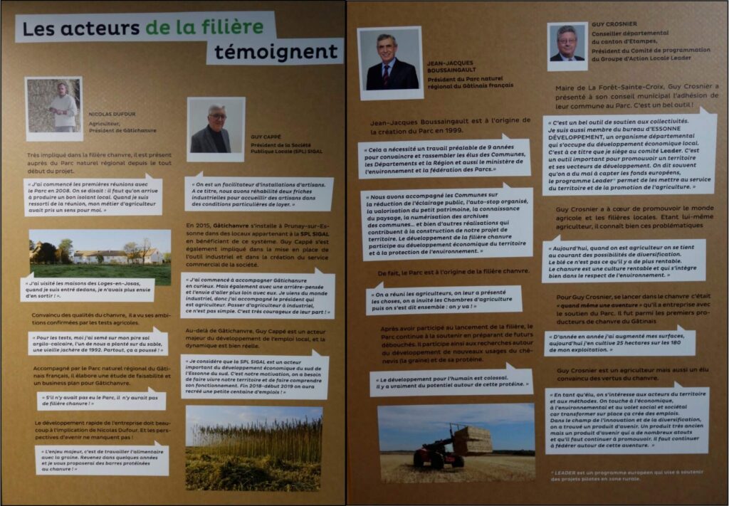 construire en chanvre acteurs
